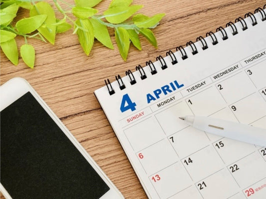 4月の営業日につきまして